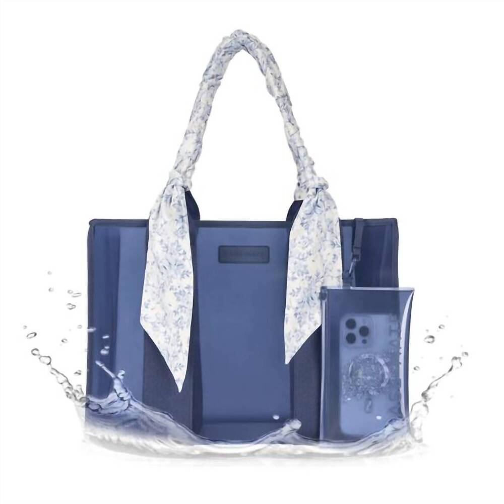 NEW CASE-MATE women's something twilly jelly tote bag in navy